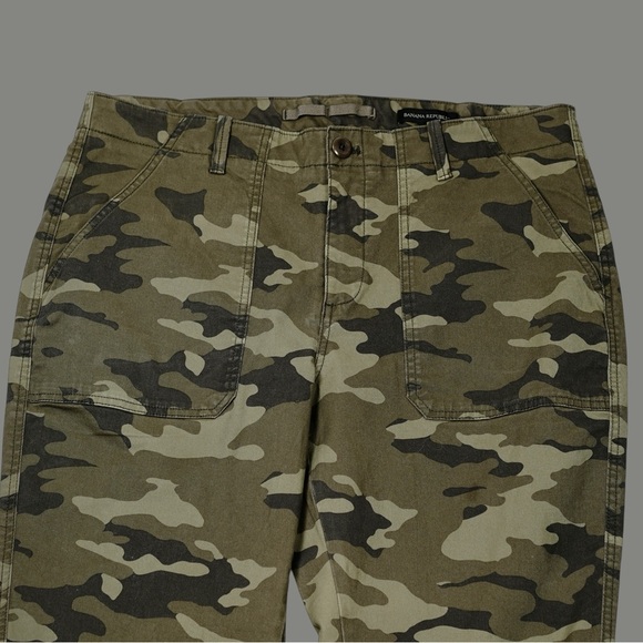 Banana Republic Camo Utility Jogger Pants Cotton Stretch – Size 14 - Picture 6 of 11